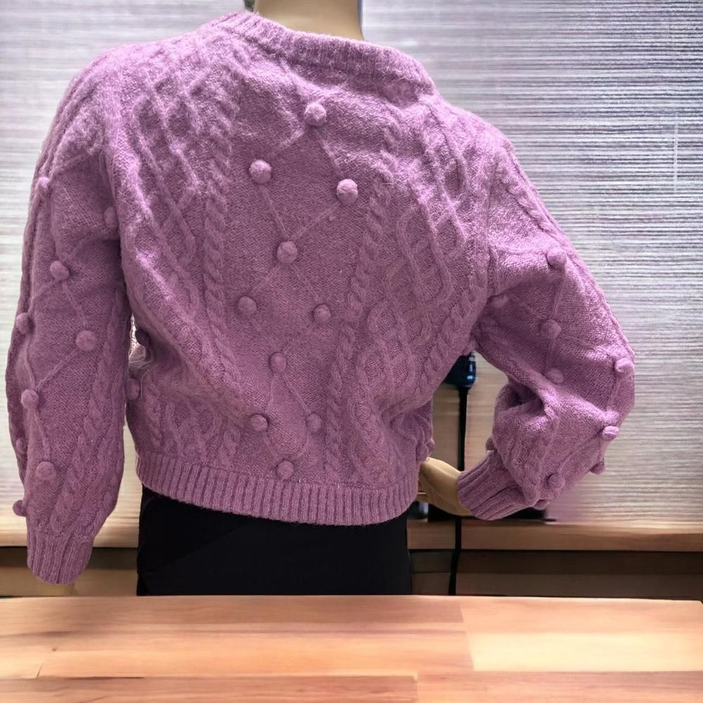 Wool Cropped Sweater - Picture 4 of 7